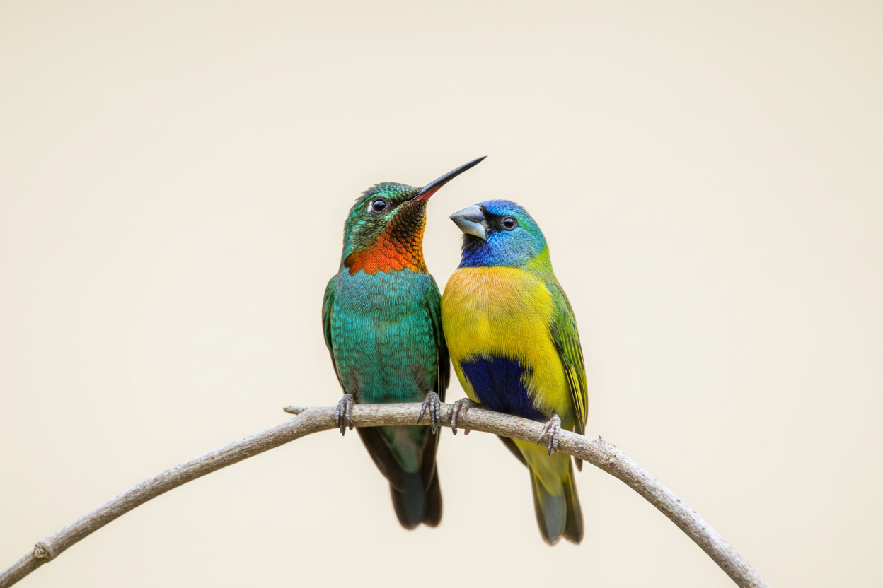 Les oiseaux exotiques : quand la beauté de la nature s’invite dans nos maisons