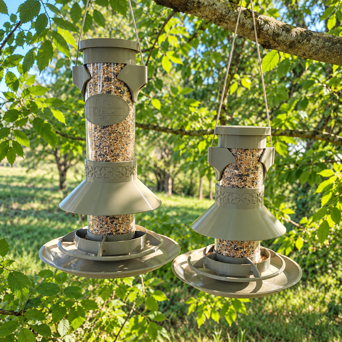 Abondance – Mangeoire grande capacité pour oiseaux