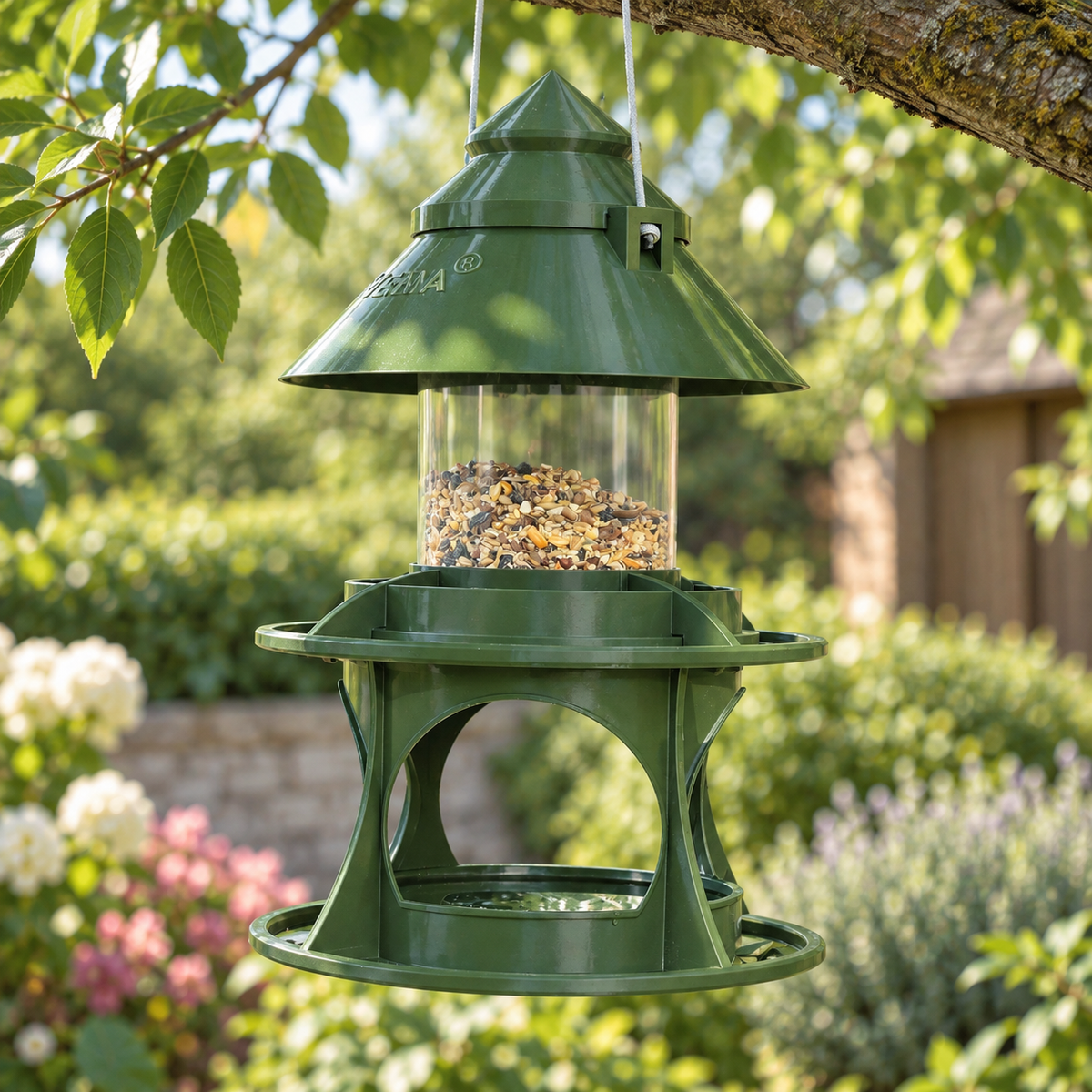 Céleste Aqua – Mangeoire avec abreuvoir pour oiseaux