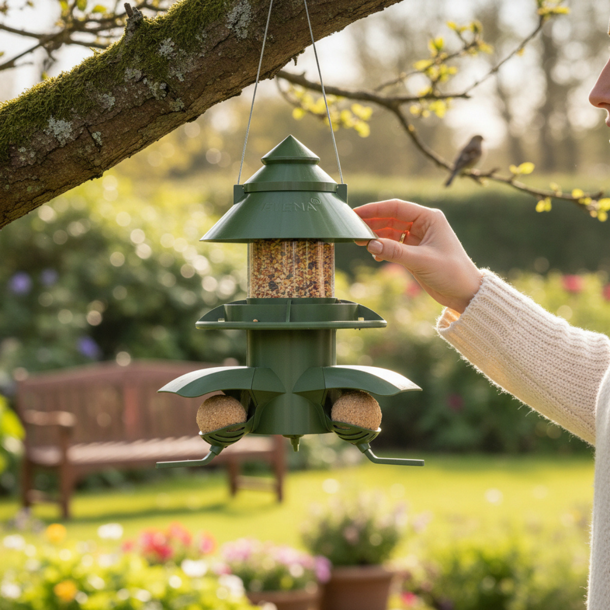 Céleste + – Mangeoire pour oiseaux