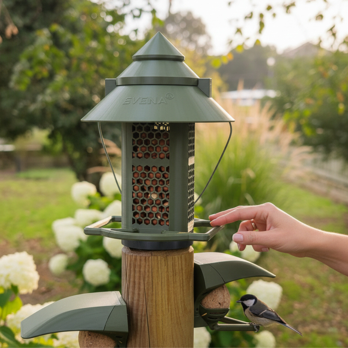 Support clip à visser