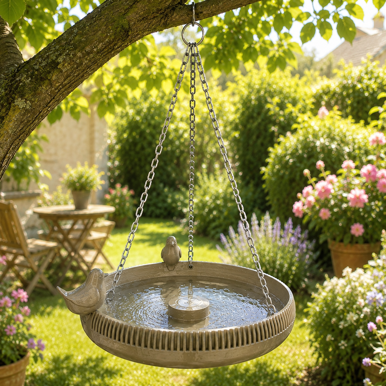 Ondéa Solo – Abreuvoir modulable à suspendre, sur piquet ou sur balcon