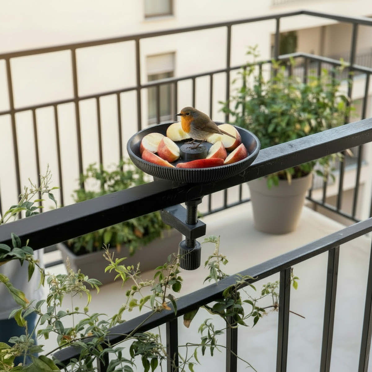 Support pince pour balcon