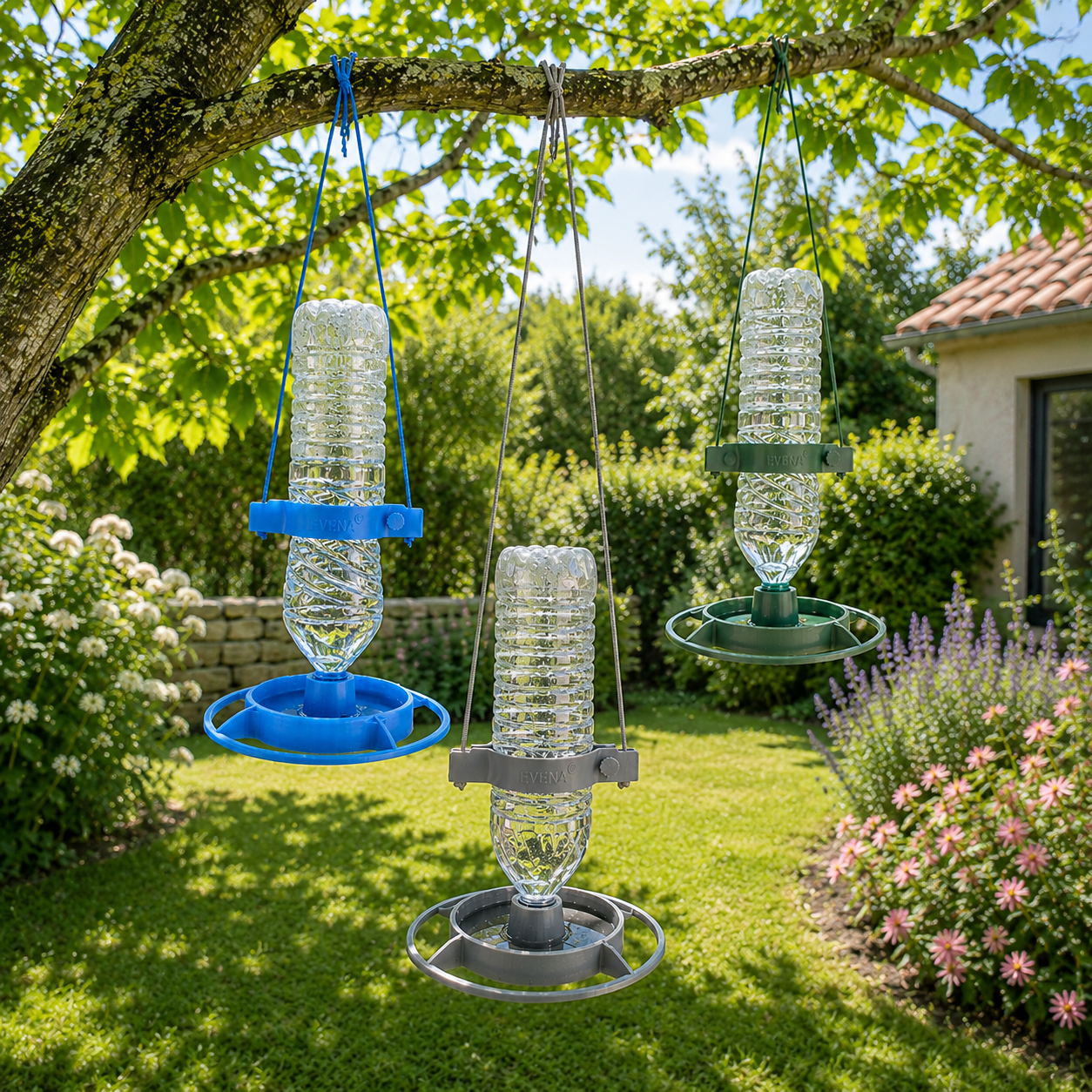 Cycléa – Abreuvoir pour oiseaux à bouteille recyclée